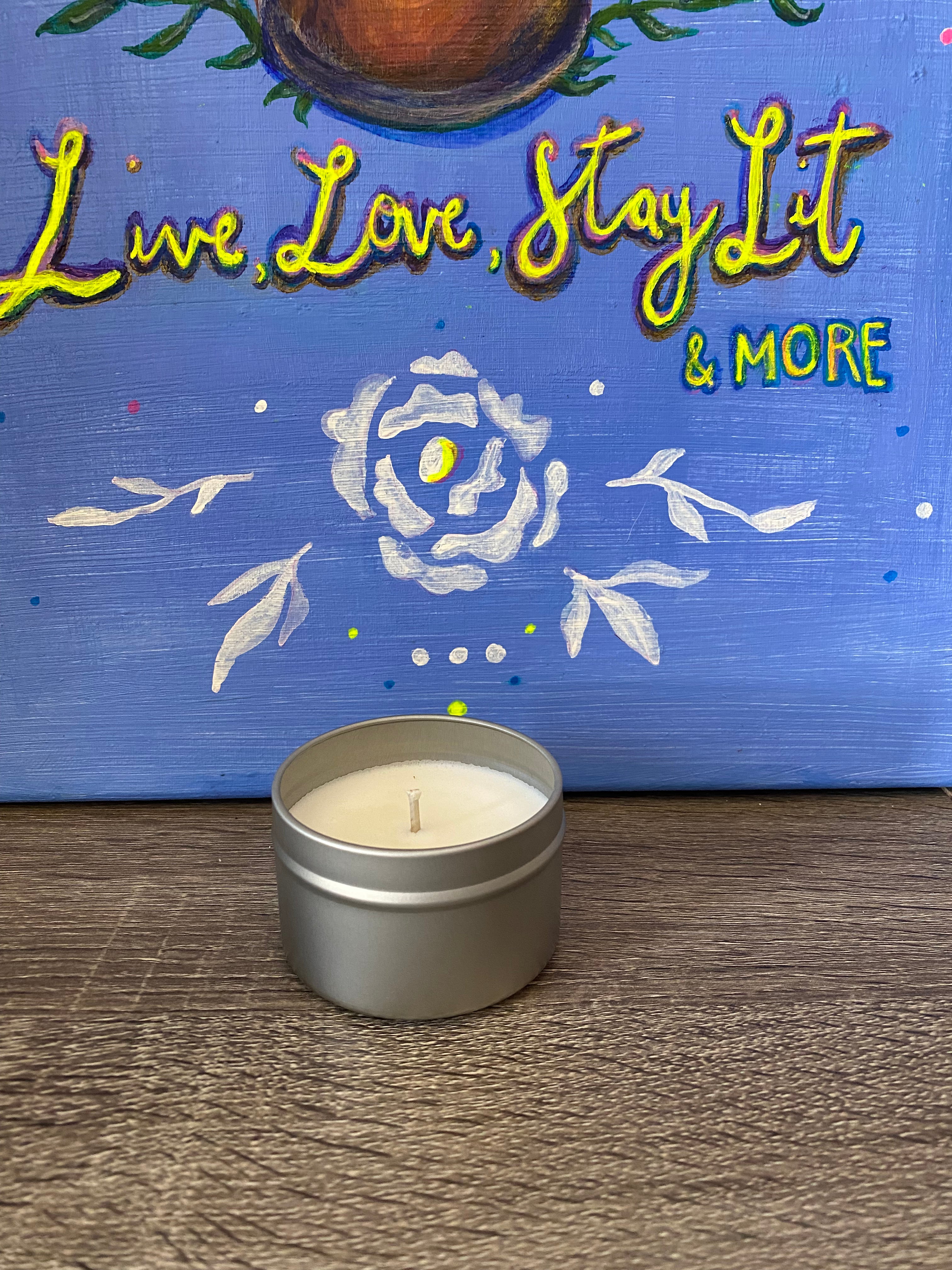 Pineapple Express Scented Candle (Non-THC) – Live, Love, Stay Lit & More