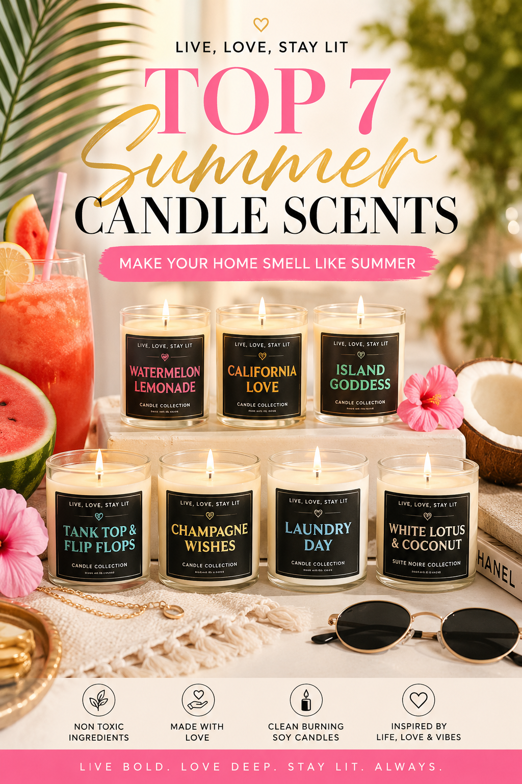 Top 7 Summer Candle Scents to Make Your Home Smell Amazing