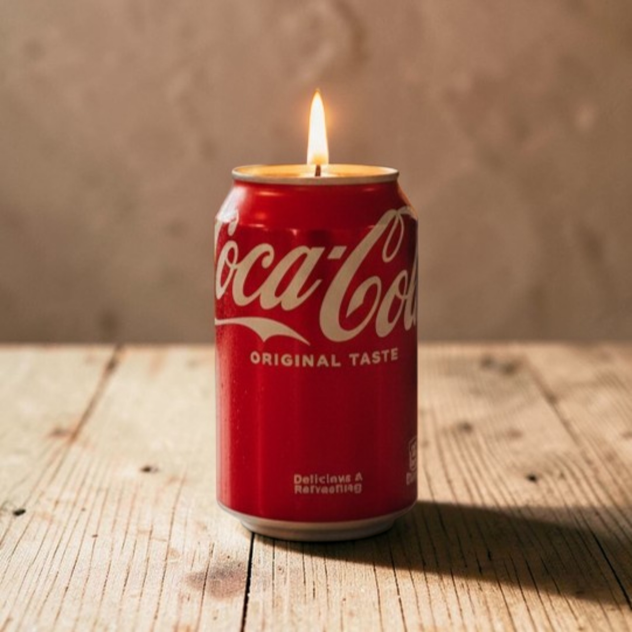 Classic Cola Can Candle – Fizzy Coke Scented Candle | Upcycled Soda Can Candle | 12oz