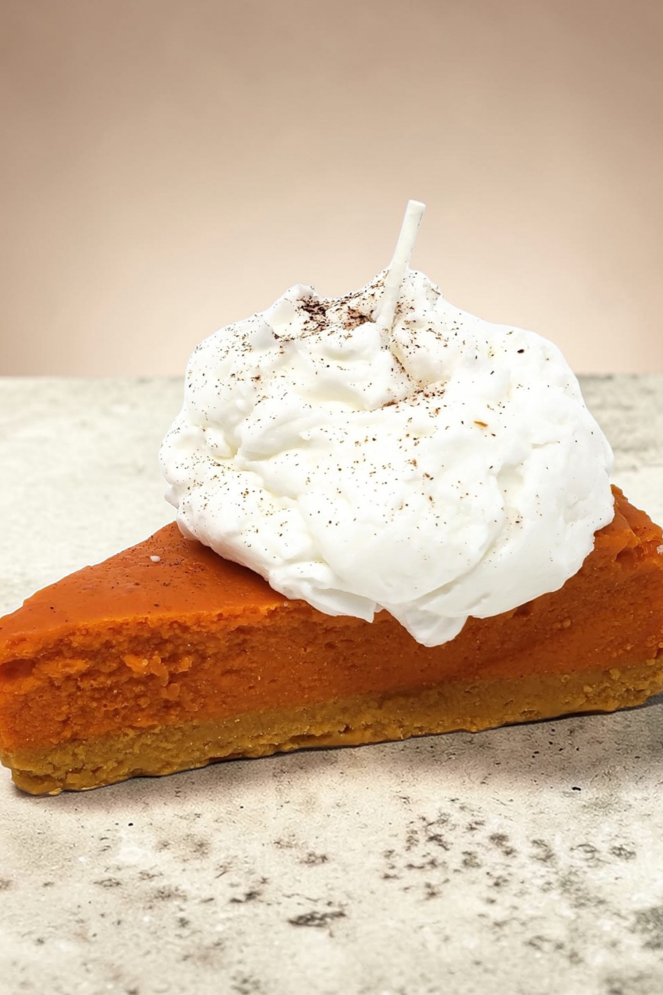 Pie Slice Candle - Pumpkin Pie