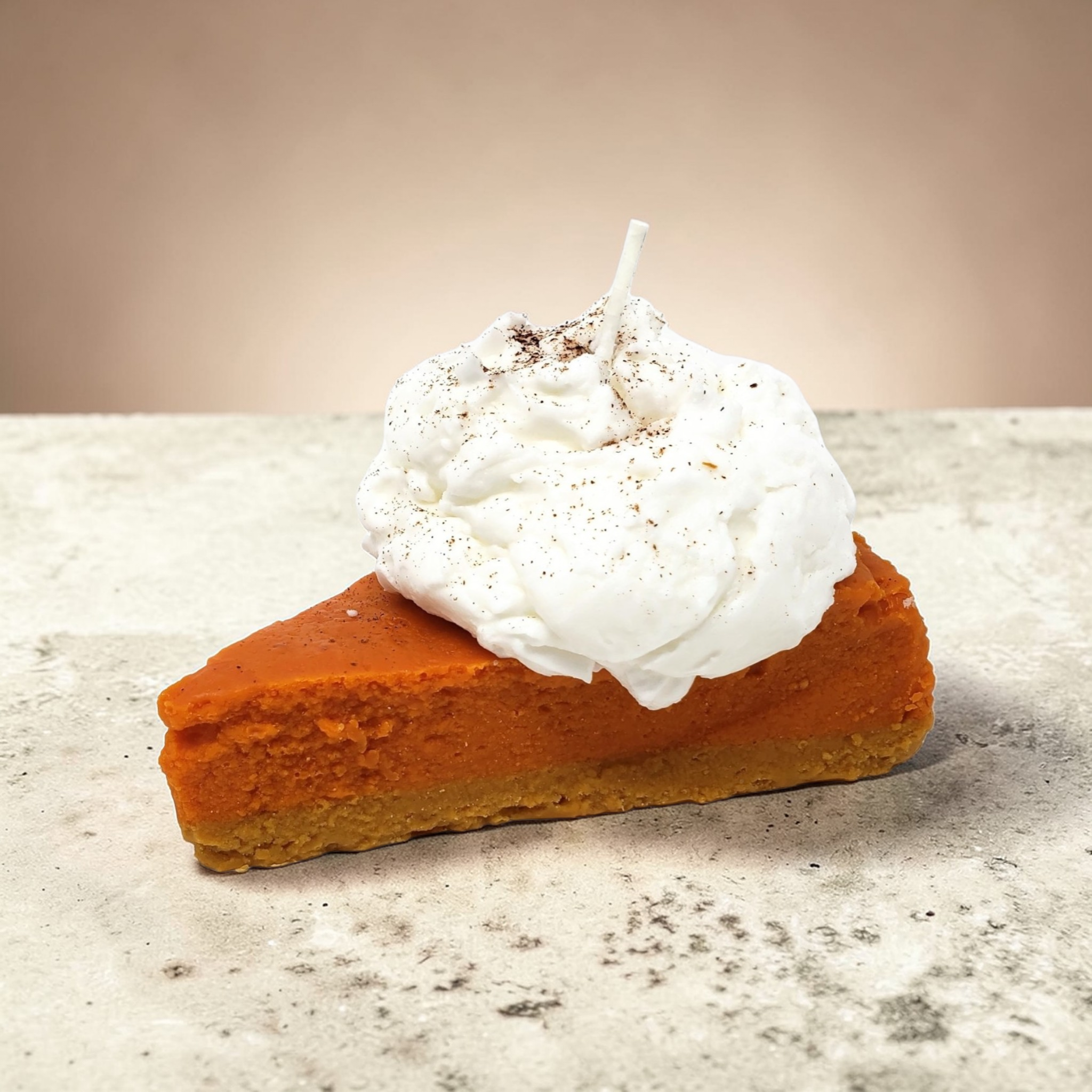 Pie Slice Candle - Pumpkin Pie