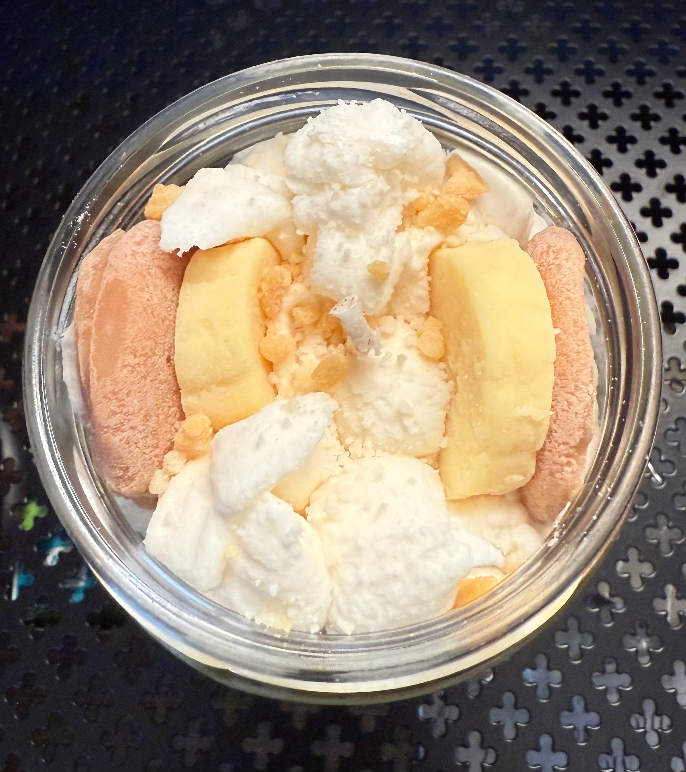 Banana Cream Candle – Realistic Dessert Candle with Whipped Wax, Banana Slices & Vanilla Wafers | Sweet Banana & Vanilla Scented Soy Candle