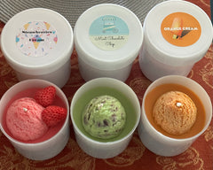 Ice Cream Flavored Soy Candles