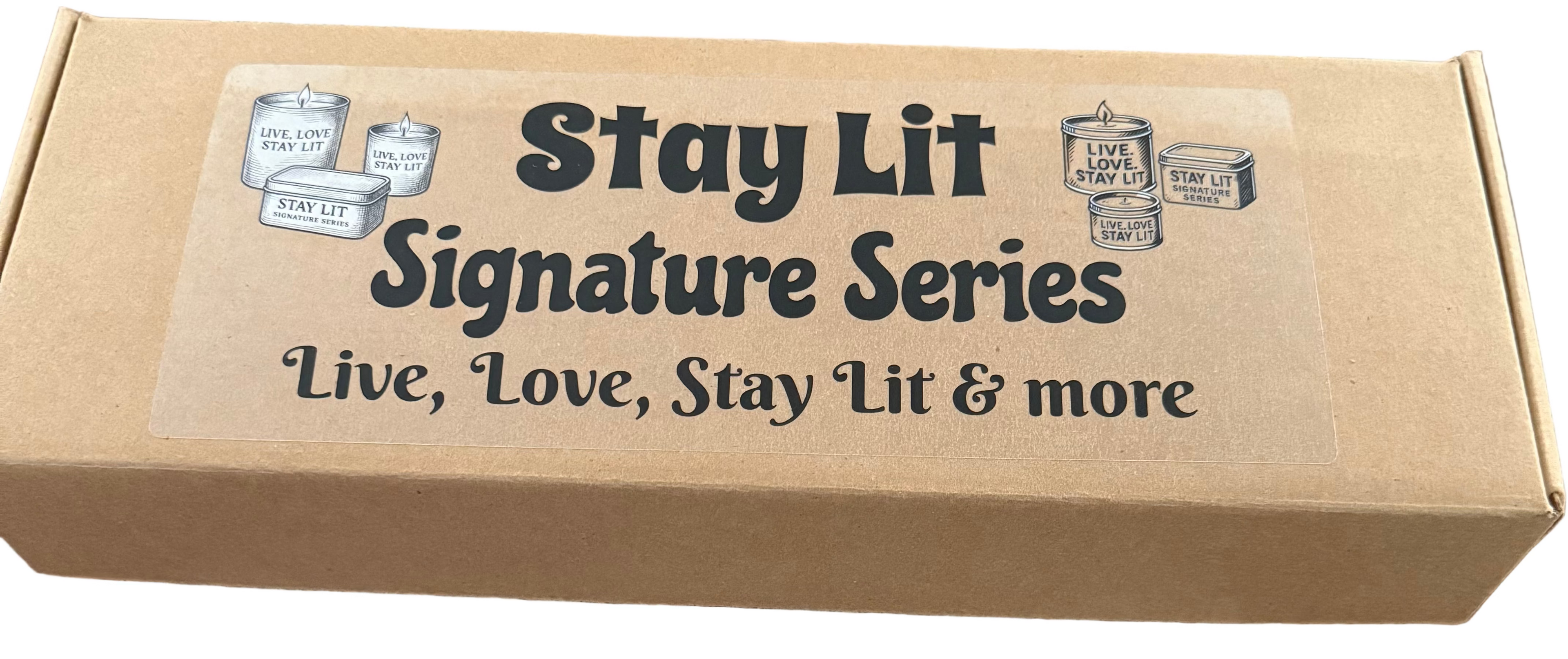 Stay Lit Signature Candle Series – Luxury 3-Piece Scented Candle Trio for Confidence, Love & Everyday Glow