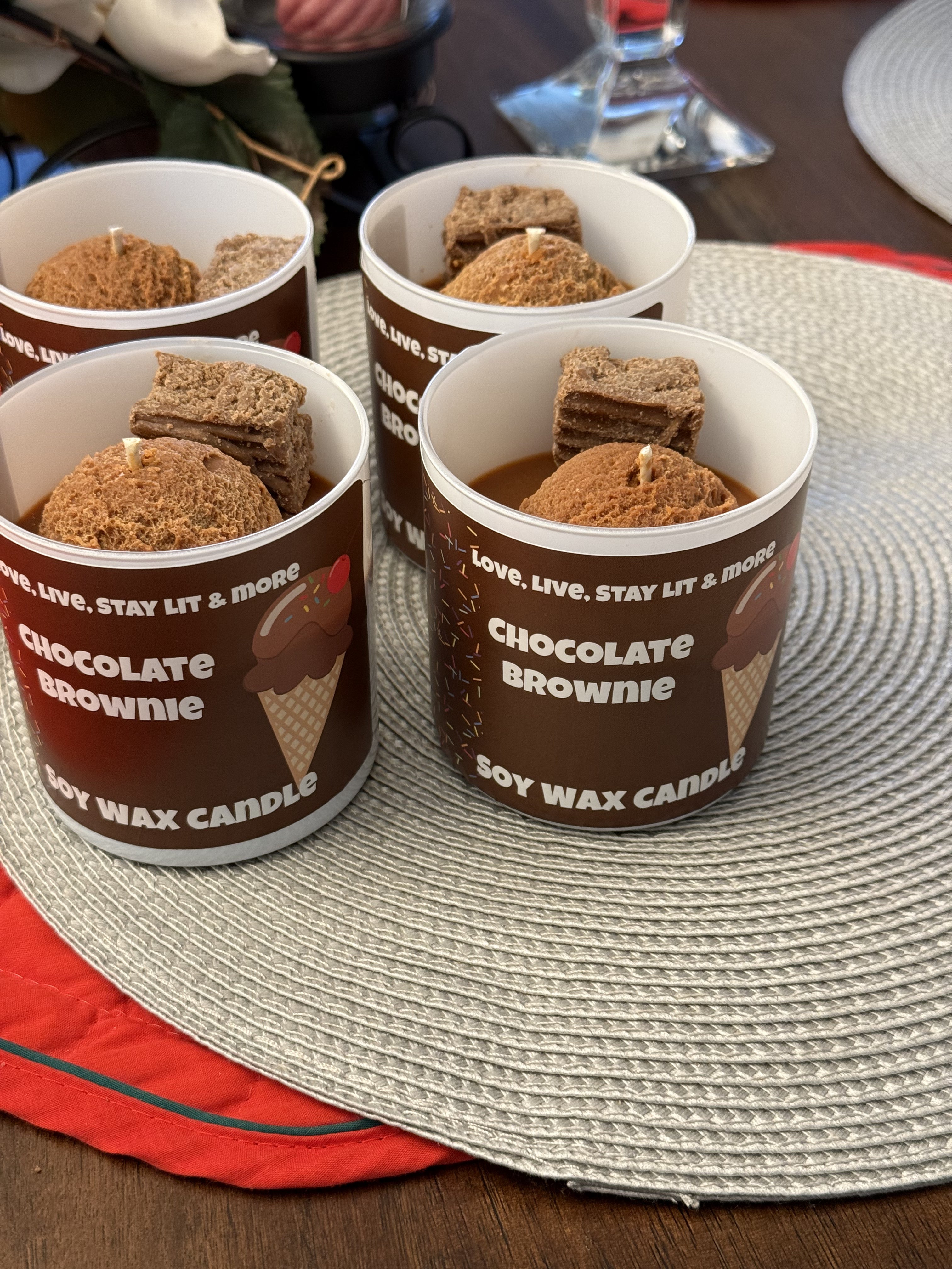 Ice Cream Flavored Soy Candles