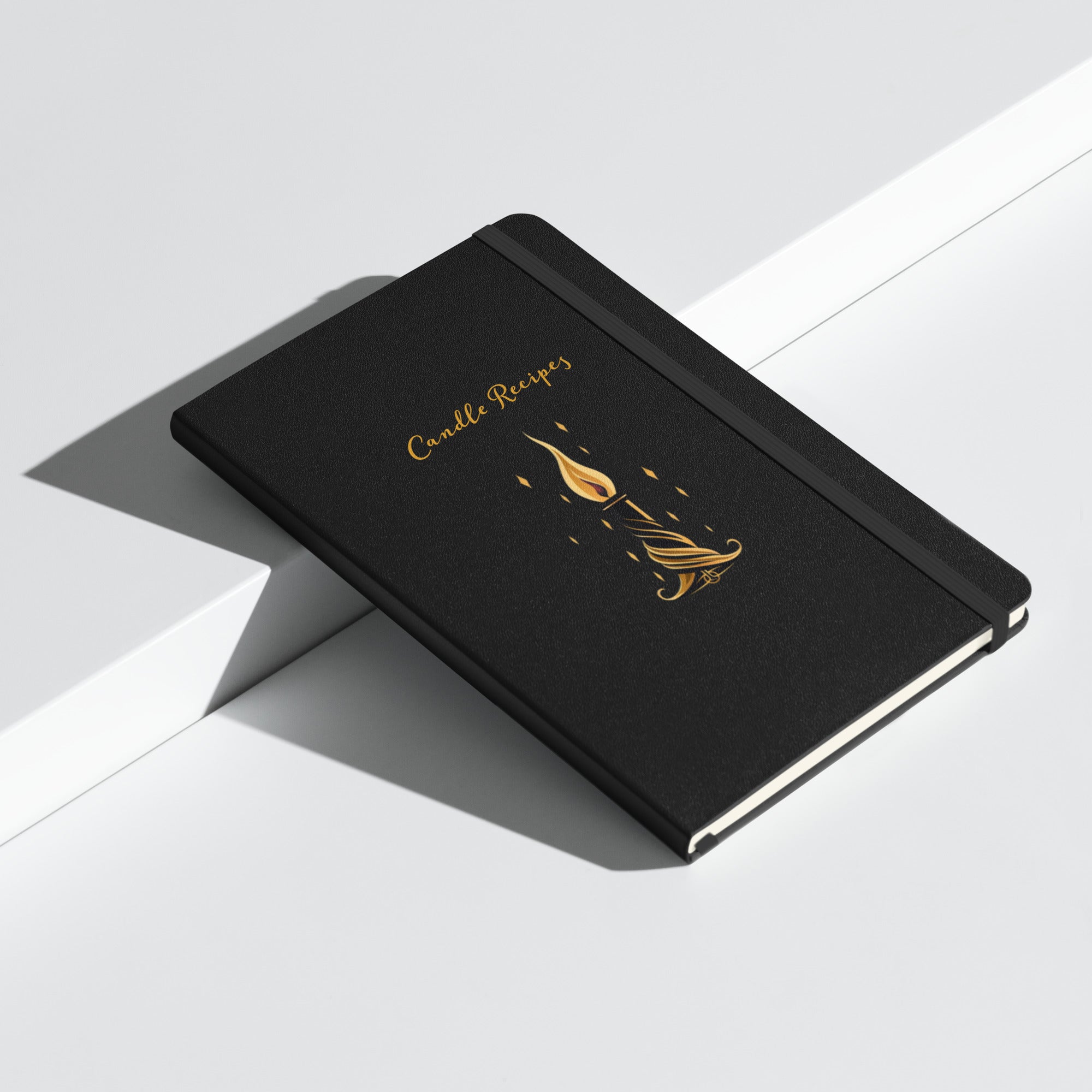 Candle Maker’s Journal – 80-Page Lined Notebook with Elastic Closure, Ribbon Marker & Inner Pocket (5.5” x 8.5”)