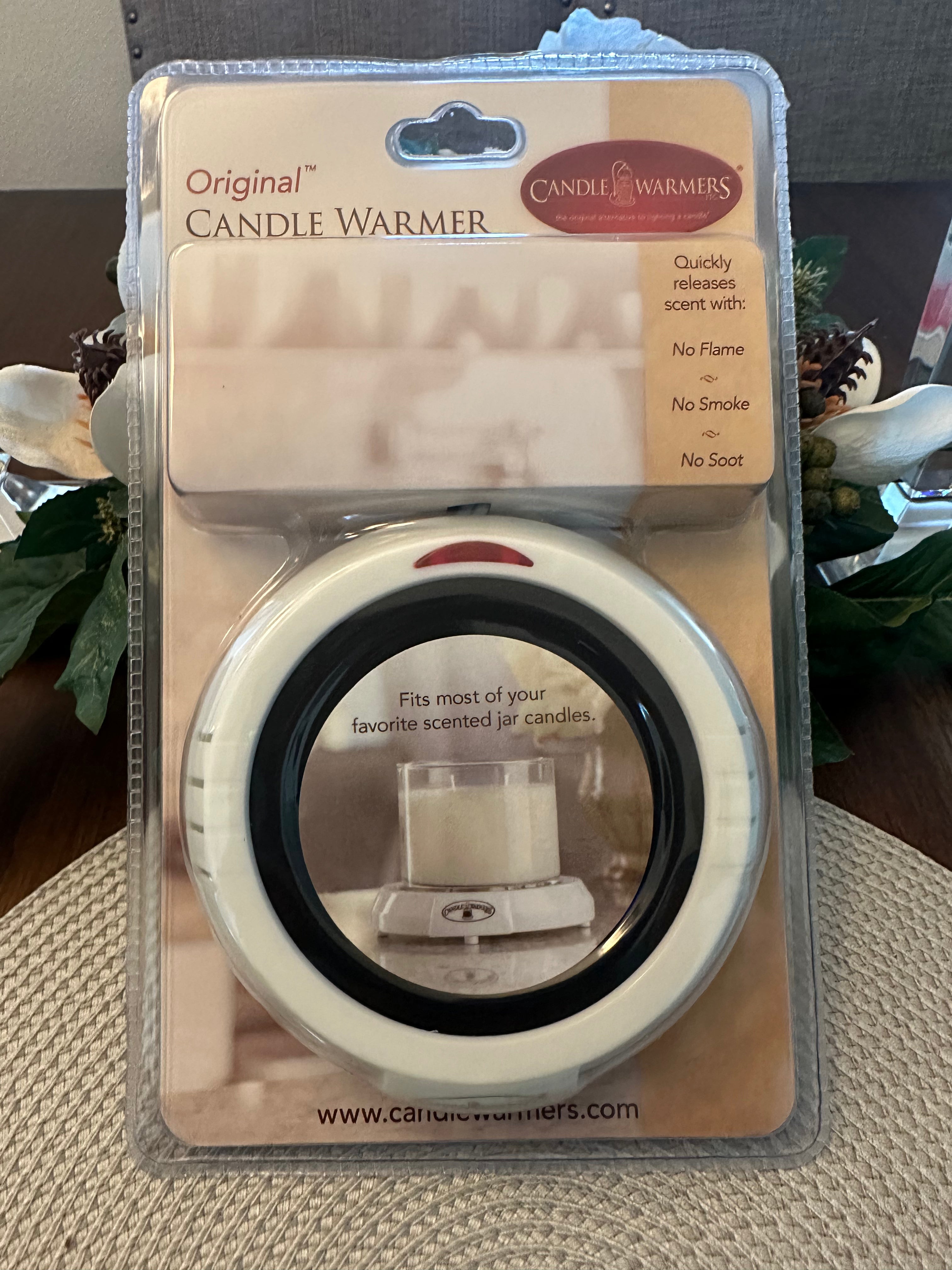 Original Candle Warmer – Electric Jar Candle Plate for Flameless Fragrance (Fits 4–12 oz Candles)