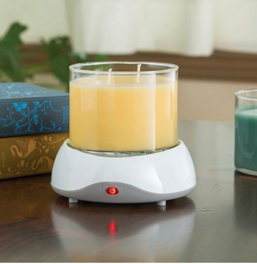 The Original Candle Warmer – Electric Candle & Wax Melt Warmer | 3.75” Hot Plate, Flame-Free Fragrance for Safe Home Aromatherapy