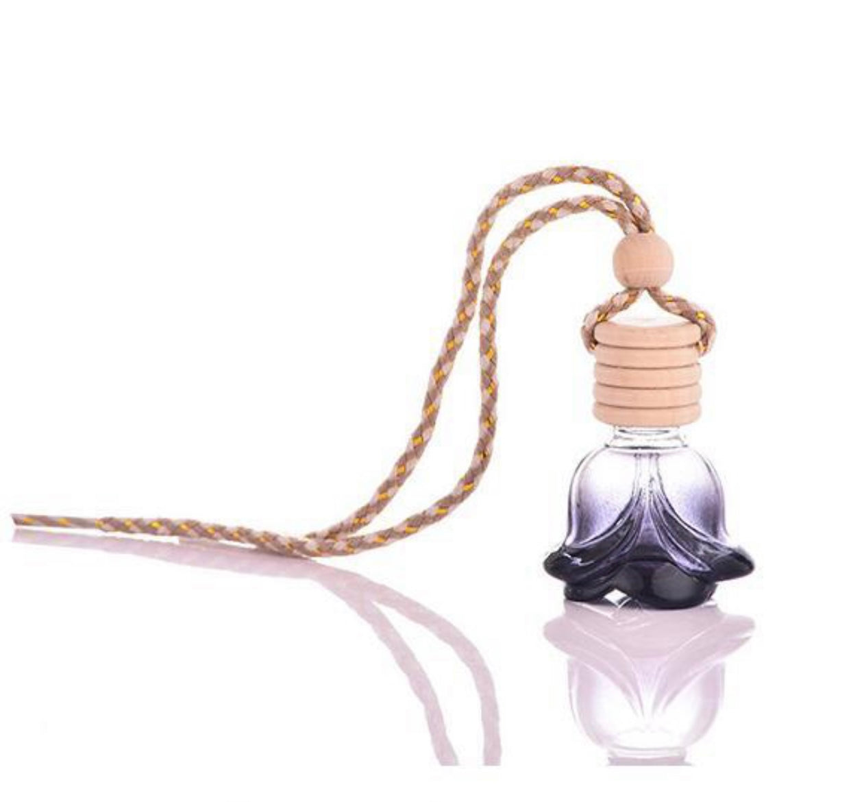Hanging Car Diffuser – Grapefruit & Mangosteen, Pineapple Sage, Love Spell, Jamaica Me Crazy & Bohemian Rose | Long-Lasting Natural Oil Car Air Freshener with Wooden Cap