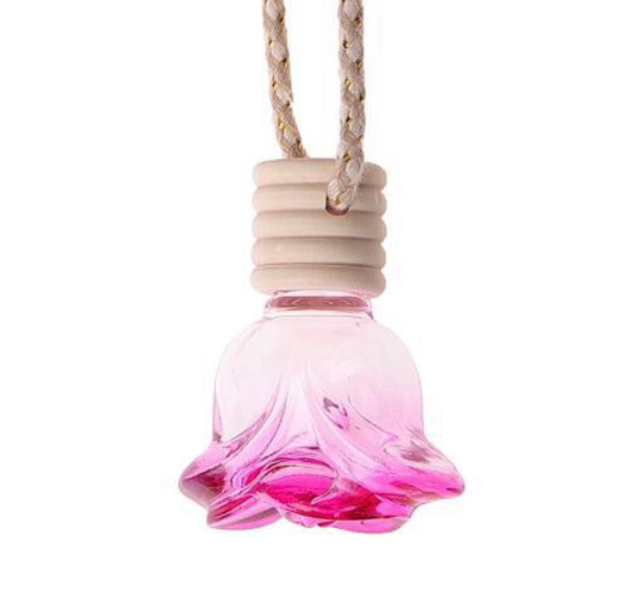 Hanging Car Diffuser – Grapefruit & Mangosteen, Pineapple Sage, Love Spell, Jamaica Me Crazy & Bohemian Rose | Long-Lasting Natural Oil Car Air Freshener with Wooden Cap